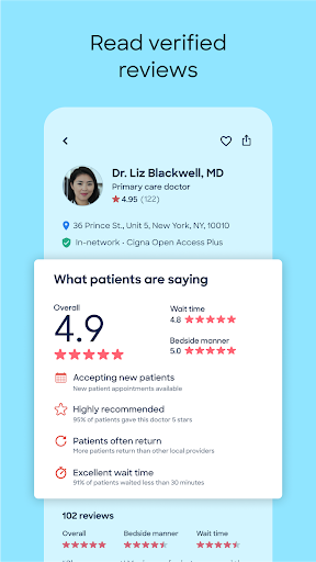 Zocdoc - Find and book doctors