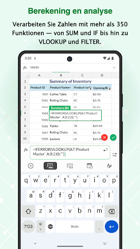 Zoho Sheet: Spreadsheet-app PC