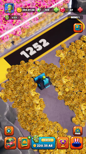 Idle Zombie Miner: Oro e soldi