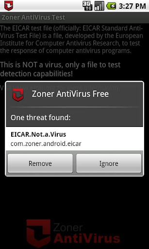 Zoner AntiVirus Test PC版