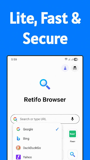 Lite Browser - Retifo Browser PC