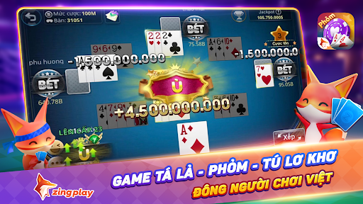 ZingPlay cổng game bài