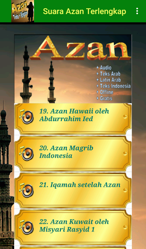 komputer Suara Azan Lengkap Offline