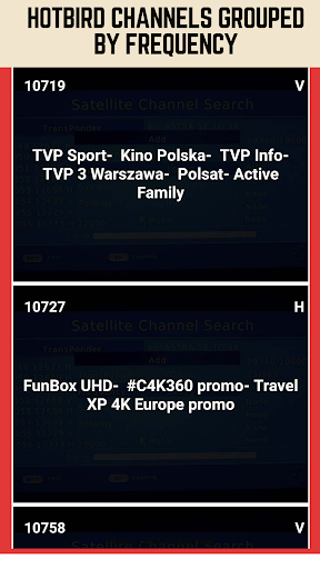 HotBird TV and RADIO Channels پی سی