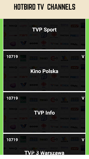 HotBird TV and RADIO Channels پی سی