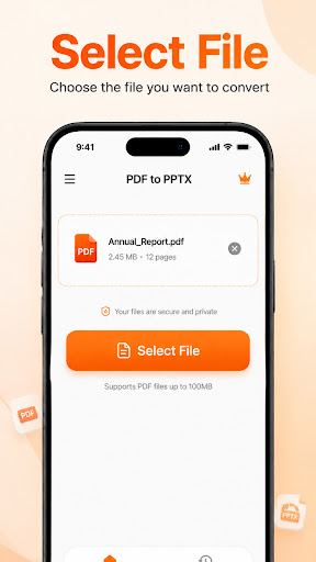 PDF to PPTX Converter
