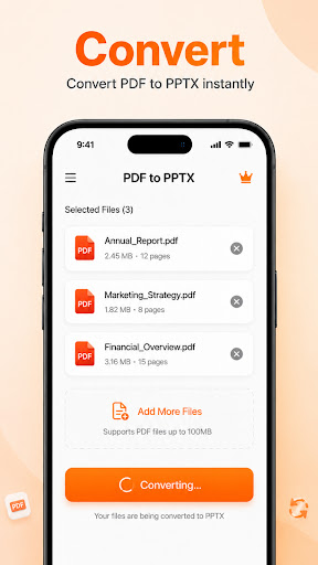 PDF to PPTX Converter