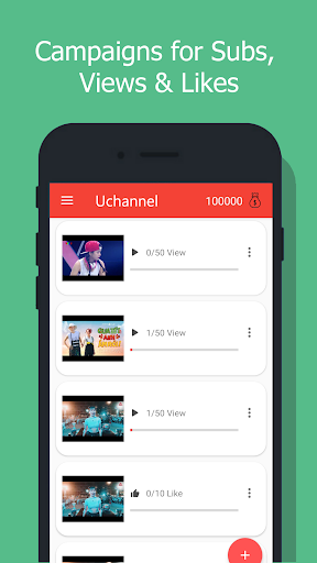 UChannel - Sub4Sub - Get subscribers, views, likes PC