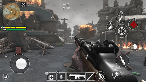 komputer WW2 Sniper War: Gun War Games