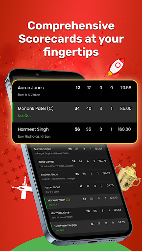 CricRocket: Live Cricket Score پی سی