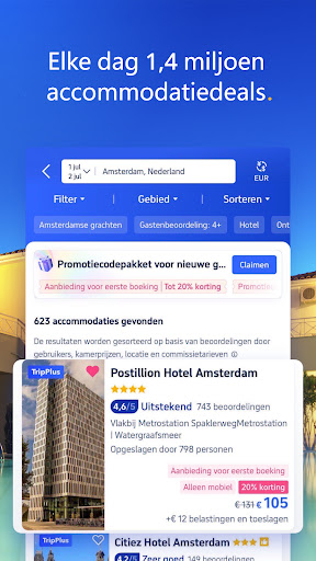 Trip.com: Vluchten & Hotel PC