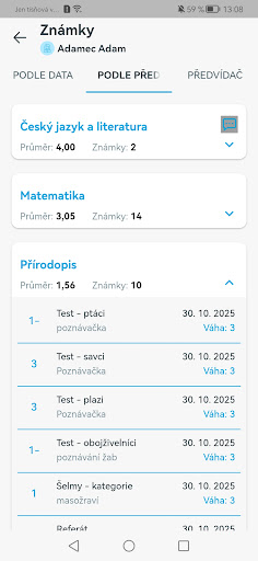 Bakaláři OnLine