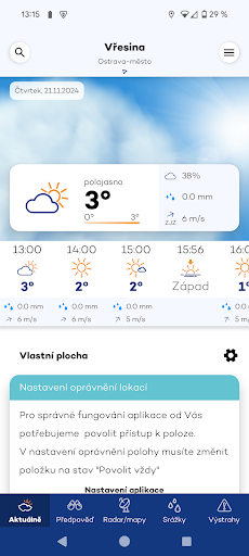 Počasí ČHMÚ PC