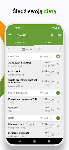Dine4Fit Licznik Kalorii