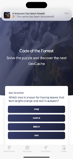 Geocaching Radar Treasure Hunt PC