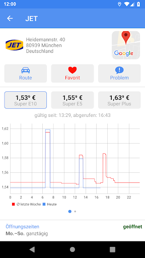 1-2-3 Tanken - Benzinpreise PC
