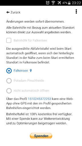 Bahnhoftafel mit GPS PC