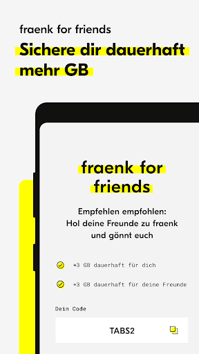 fraenk: Die Mobilfunk App