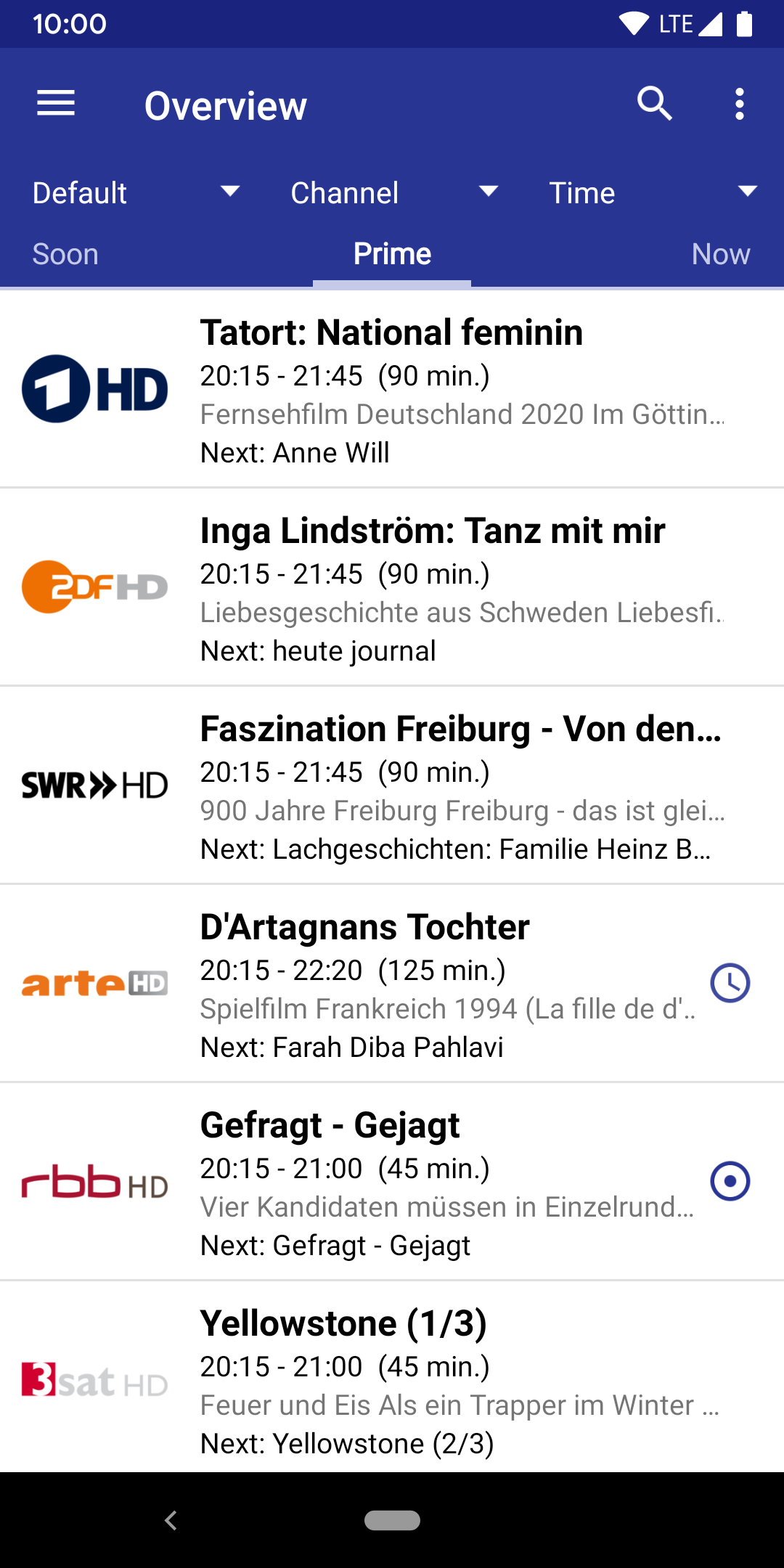 dream EPG Premium PC