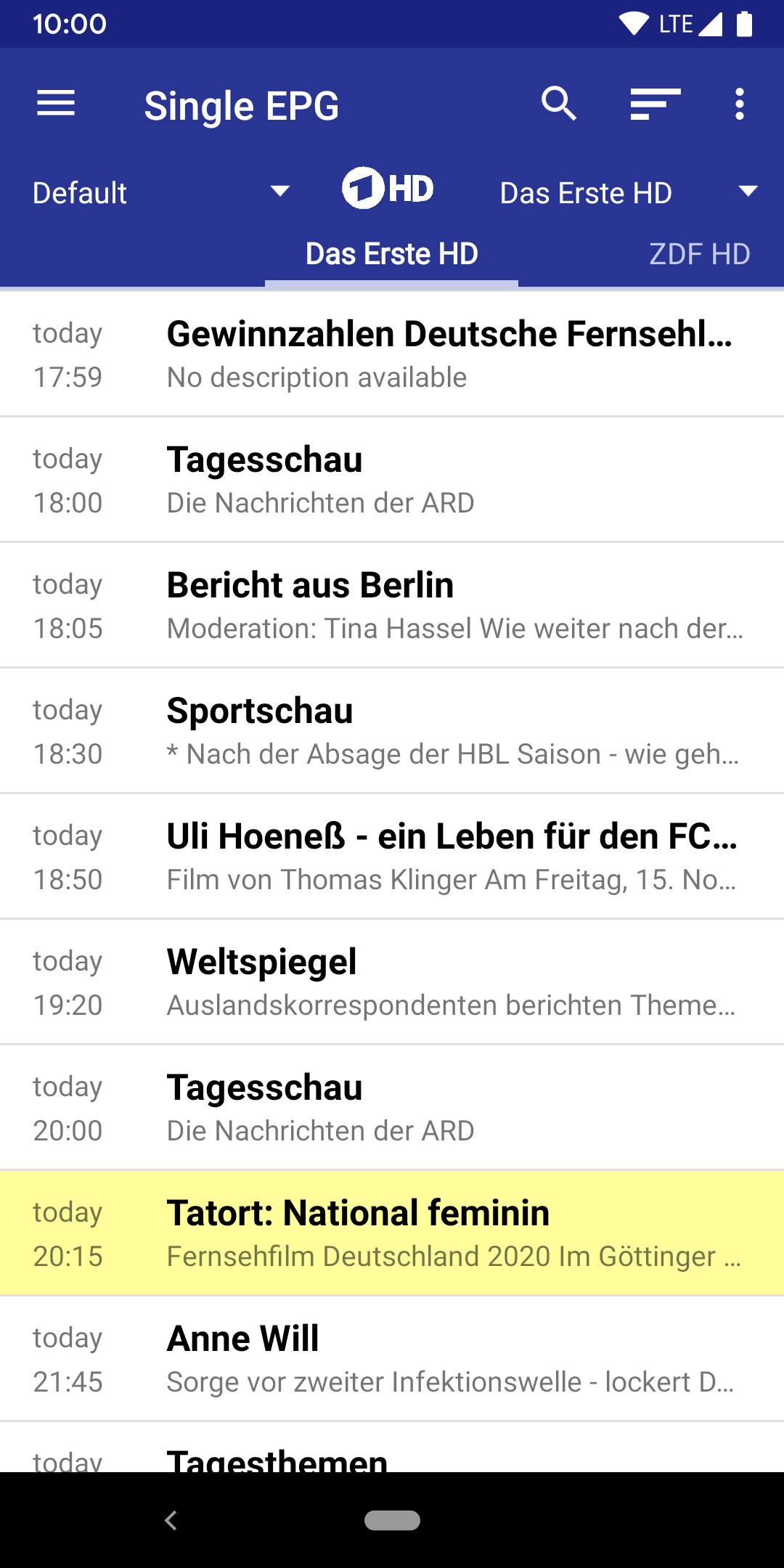 dream EPG Premium PC