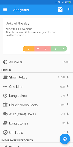 dangarus - Funny Jokes App PC