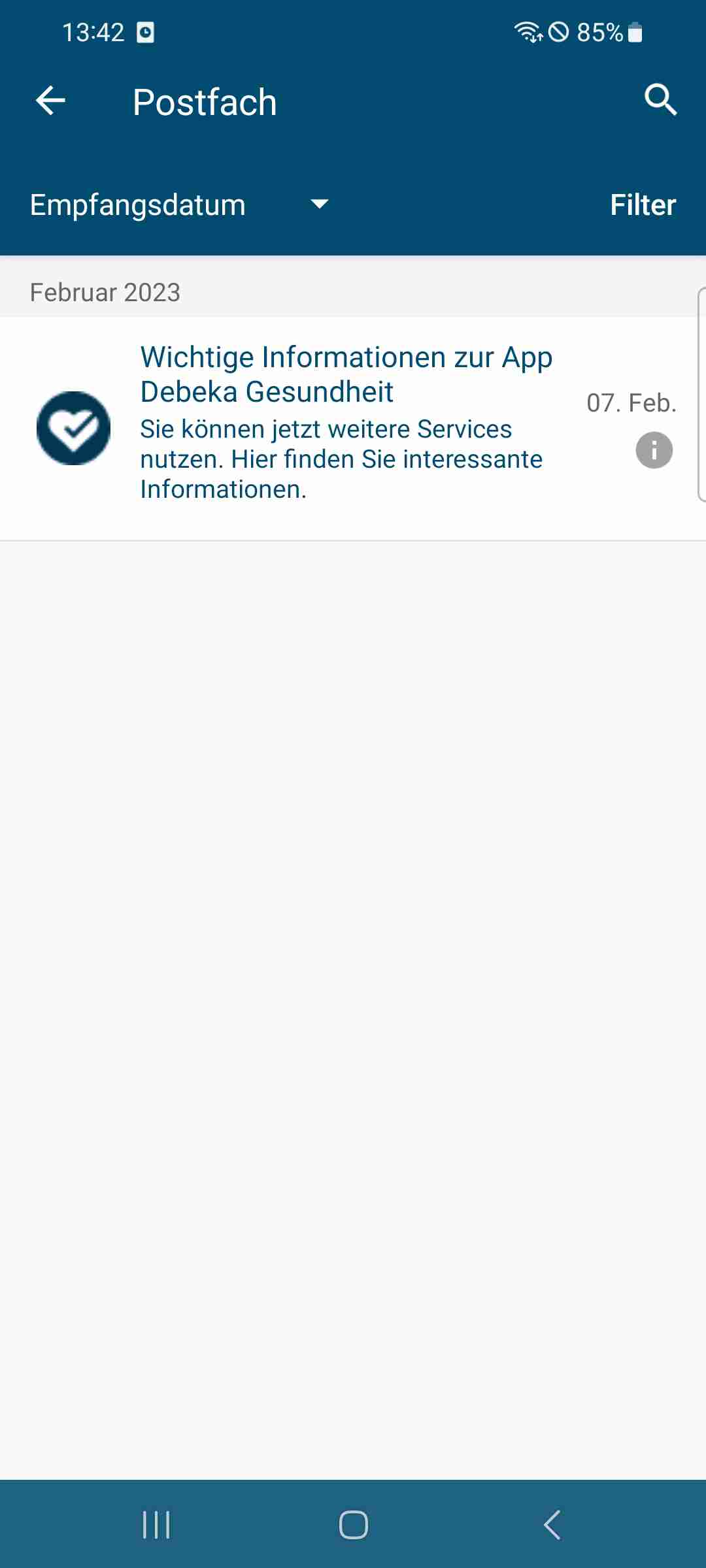 Debeka Gesundheit PC