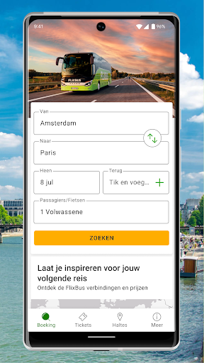 FlixBus: Bustickets boeken PC