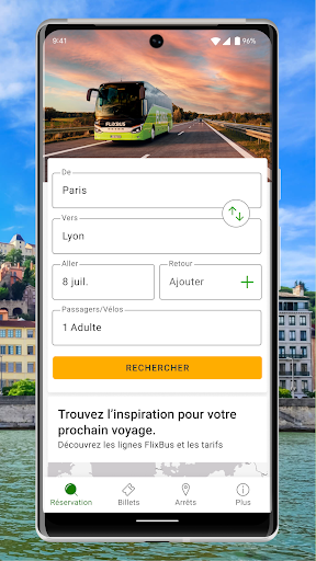 FlixBus : réserver son bus PC