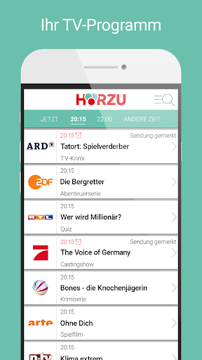 HÖRZU TV Programm als TV-App PC