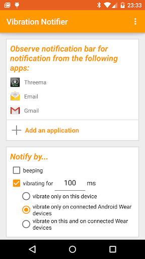 Vibration Notifier پی سی