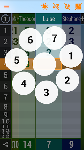 Minigolf Punktekarte PC