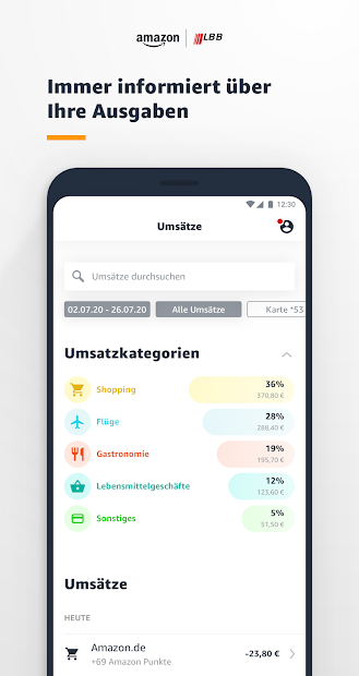 Amazon.de VISA Karte PC