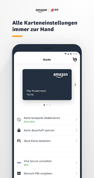 Amazon.de VISA Karte PC