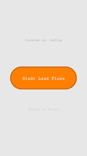Stadt Land Fluss - Buchstaben