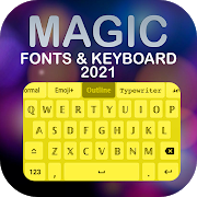 Magic Fonts & Keyboard 2021 الحاسوب