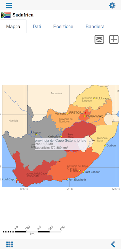 Atlante mondiale e mappa MxGeo