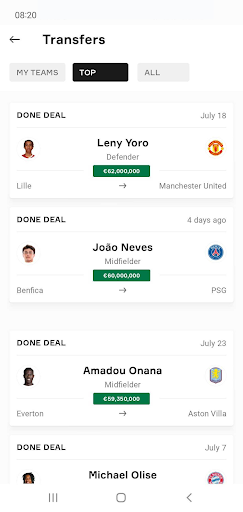 OneFootball - Soccer Scores الحاسوب