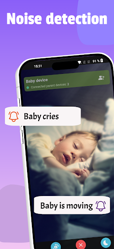 Nani: Moniteur vidéo pour bébé