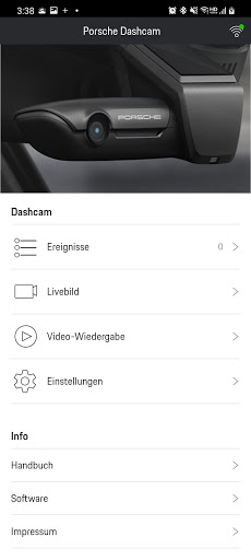 Porsche Dashcam PC