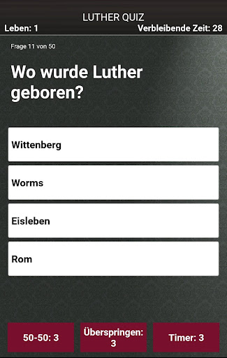 Martin Luther Quiz PC