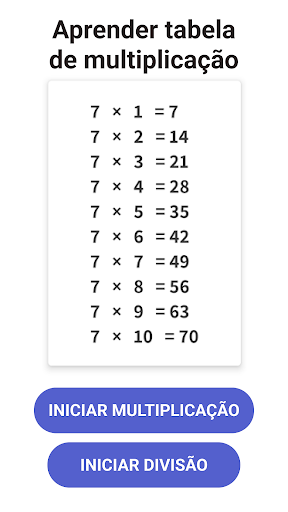 Tabuada Matemática: Math Game