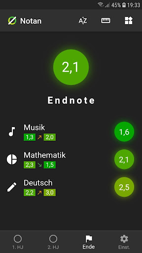 Notan: Notenrechner PC