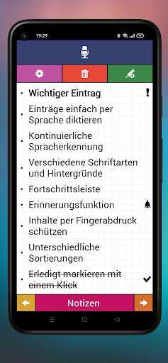 Notizblock mit Spracheingabe PC