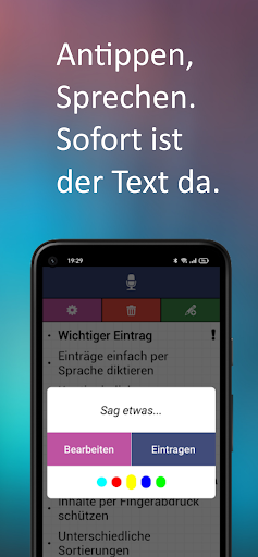 Notizblock mit Spracheingabe PC