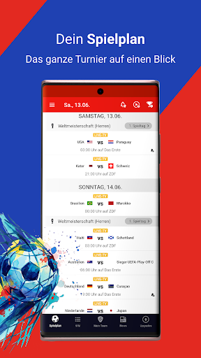 WM 2026 App mit TV.de Live TV PC