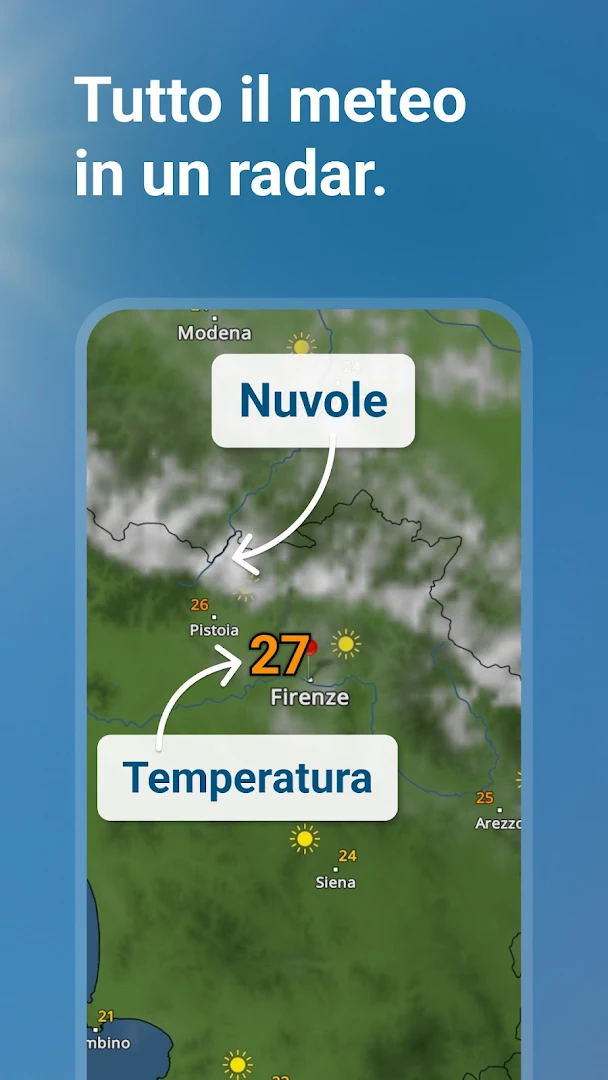 Meteo & Radar: allerte meteo PC