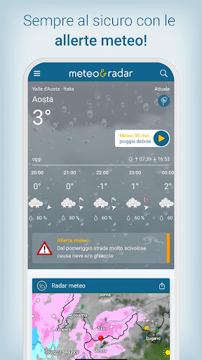 Meteo & Radar: allerte meteo