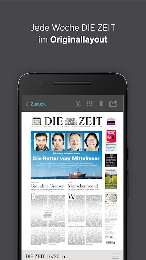 DIE ZEIT E-Paper App PC