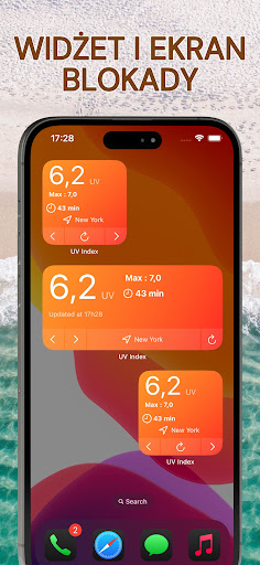 Indeks UV - Widget Tan