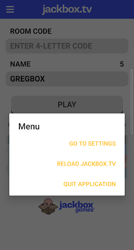gregbox - jackbox player PC